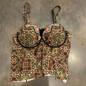 Flyaway Underwire Tankini Top